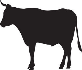 Cow silhouette 