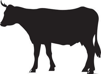 Cow silhouette 