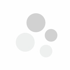 Close-up of gray graph with circles