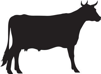 Cow silhouette 