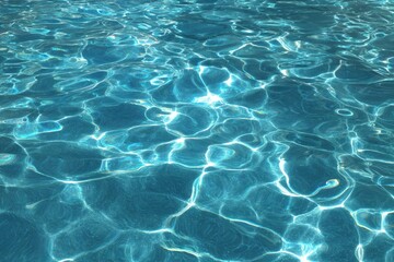 Obraz premium Rippling turquoise water surface