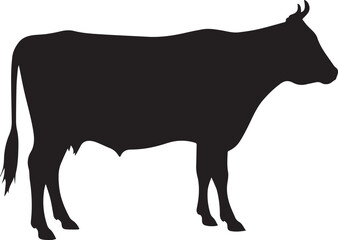 Cow silhouette 