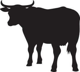 Cow silhouette 