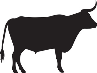 Cow silhouette 