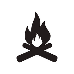 fire silhouette, flame silhouette, black fire