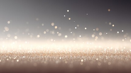 Soft glowing bokeh lights create a dreamy, sparkling effect on a blurred gradient background.