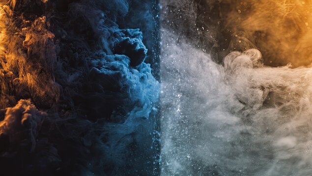 Abstract Ink Cloud Mix - Powered by Adobe