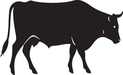 Cow silhouette 