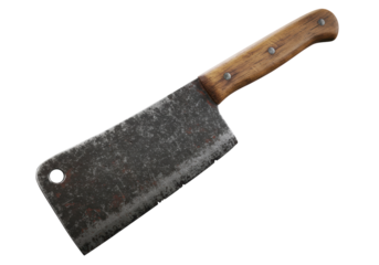 Isolated Meat Cleaver Heavy Duty Chopping Tool