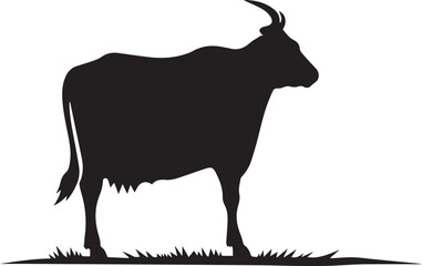 Cow silhouette 