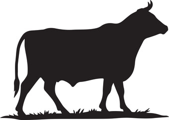 Cow silhouette 