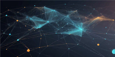 Blue Planet Earth: A futuristic digital illustration of our world, radiant with light and energy, framed by stars and intricate fractal lines, embodying the power of science and technology in space