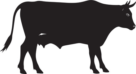 Cow silhouette 