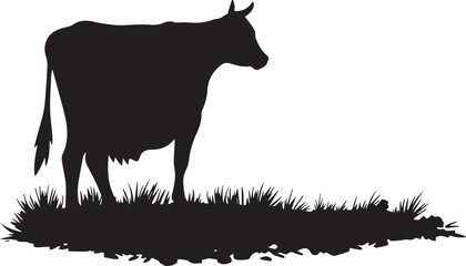 Cow silhouette 