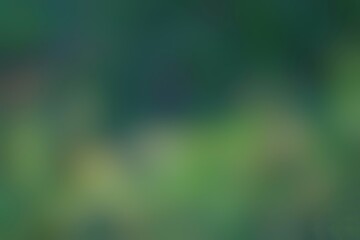 A Lush Symphony of Green Shades a Blurred Natural Background