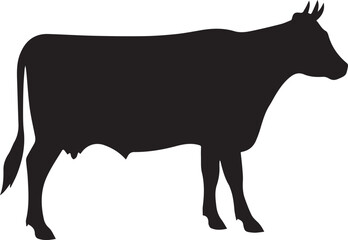 Cow silhouette 