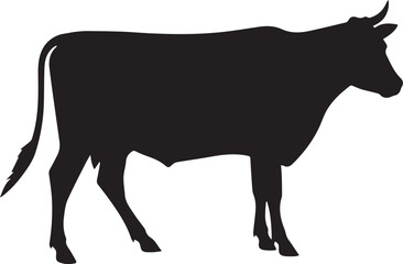 Cow silhouette 