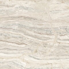 Beige Travertine Stone Surface Texture with Natural Veins and Swirls	