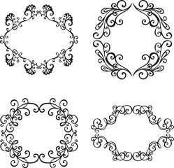 Beautiful flower art and mandala vector design