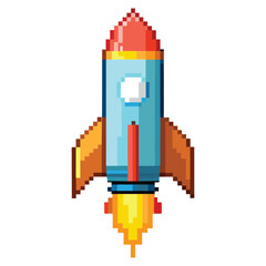 Pixel rocket