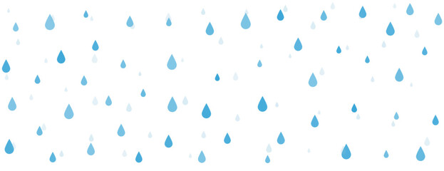 rainy weather water droplet on white background design
