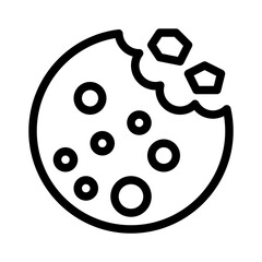 cookie line icon
