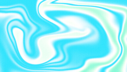 Gradient noise texture with Abstract Fluid Swirls in Aqua and Turquoise Tones