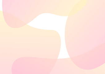 ピンクの液体シェイプの背景