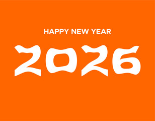 happy new year 2026 vector design element 