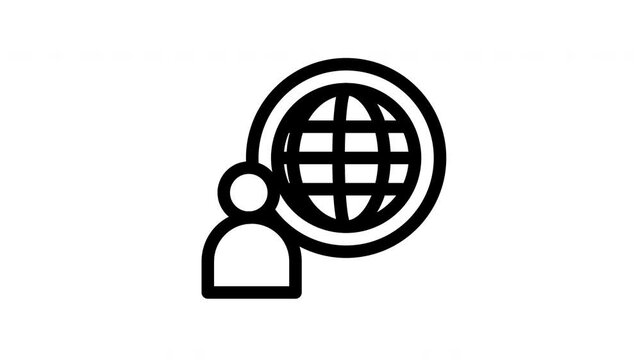 outsource minimalist stroke animation