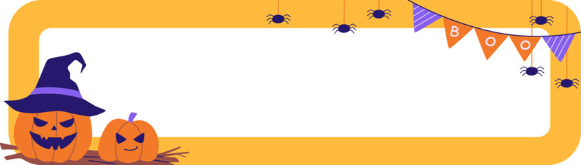 Colorful Halloween Label