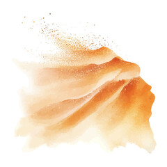 watercolor of Dust Filter, vector, isolated on a white background.