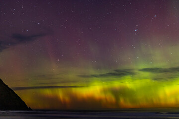 Aurora Australis Southern Lights from Dunedin