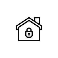 home security icon symbol vector design good for web or mobile app