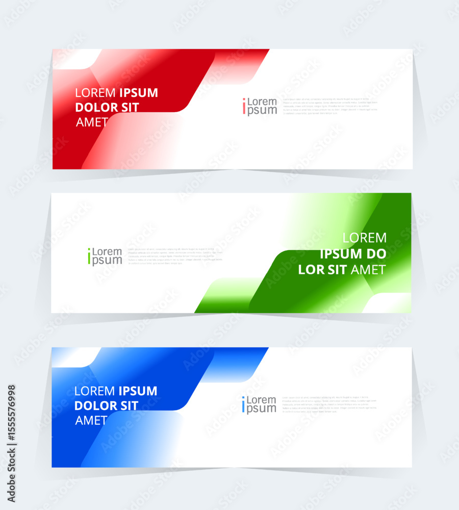 Poster geometric banner design with vector presentation template.