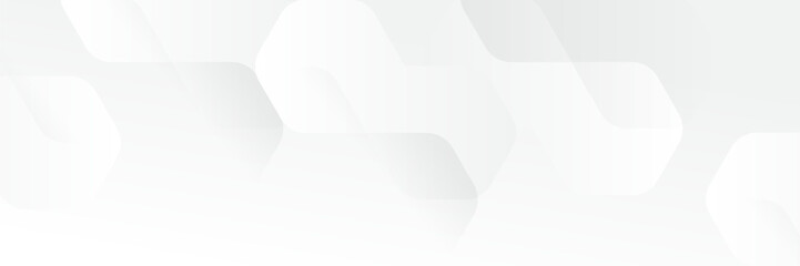 Abstract pattern white geometric banner design background.