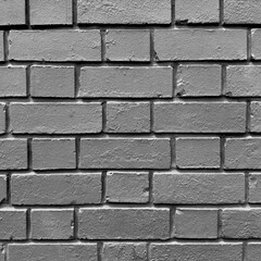 Square Gray Brick Wall Texture Background