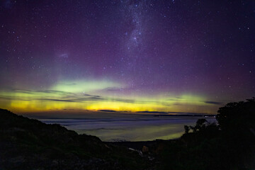 Aurora Australis Southern Lights from Dunedin