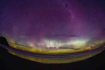 Aurora Australis Southern Lights from Dunedin