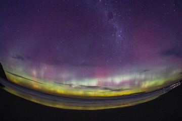 Aurora Australis Southern Lights from Dunedin