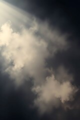 Obraz premium Ethereal cloudscape bathed in light, creating atmospheric depth