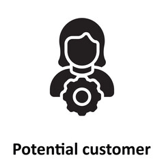 Potential customer Vector Icon which can easily modify or edit