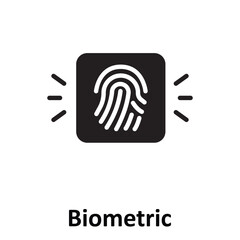 Biometric Vector Icon which can easily modify or edit