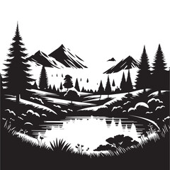 nature background vector editable