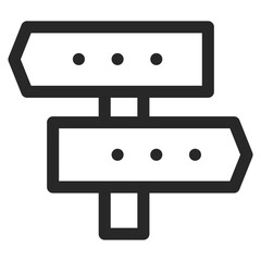 Sleek minimalist Business contact icon elements