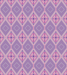 Ethnic knite seamless pattern