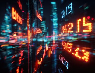 Digital cityscape of financial data