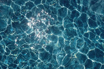 Obraz premium Rippled Deep Blue Water