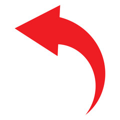 Blue Arrow icon. blue arrow icon on white background. flat style. arrow icon for your web site design, logo, app, UI. curved arrow sign. Vector illustration.