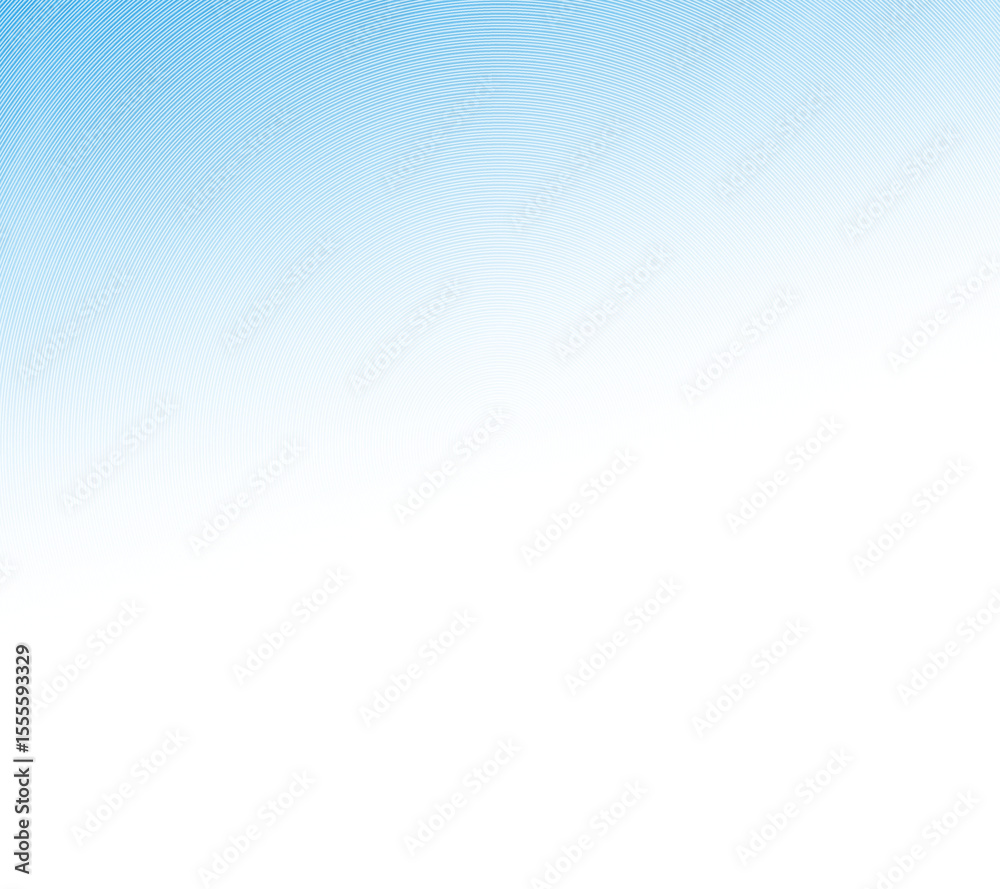 Fototapete blue gradient wavy lines flowing smooth curve colorful gradient on transparent background in concept